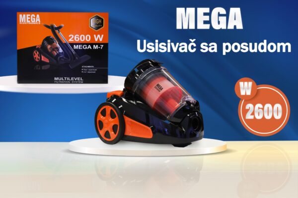 Usisivač Mega ciklonski 2600w