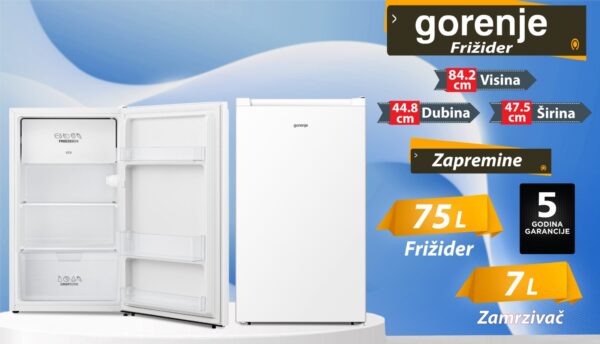 FRIZIDER GORENJE RB39EPW4 , 5 GODINA GARANCIJA, 20009404