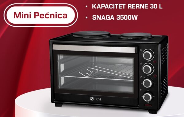 Mini pećnica sa dva kola