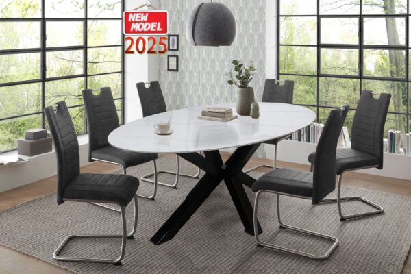 Trpezarijski stol visoki sjaj novi model, dimenzije 180x90x76