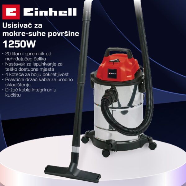 Usisivač za suhe i mokre površine Einhell