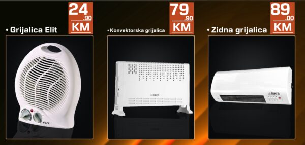 Veliki izbor grijalica