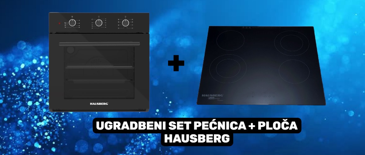 Ugradbena pećnica+ploča Hausberg